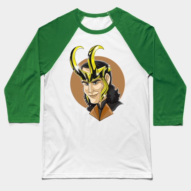 Loki Baseball T-Shirt by Rjay21